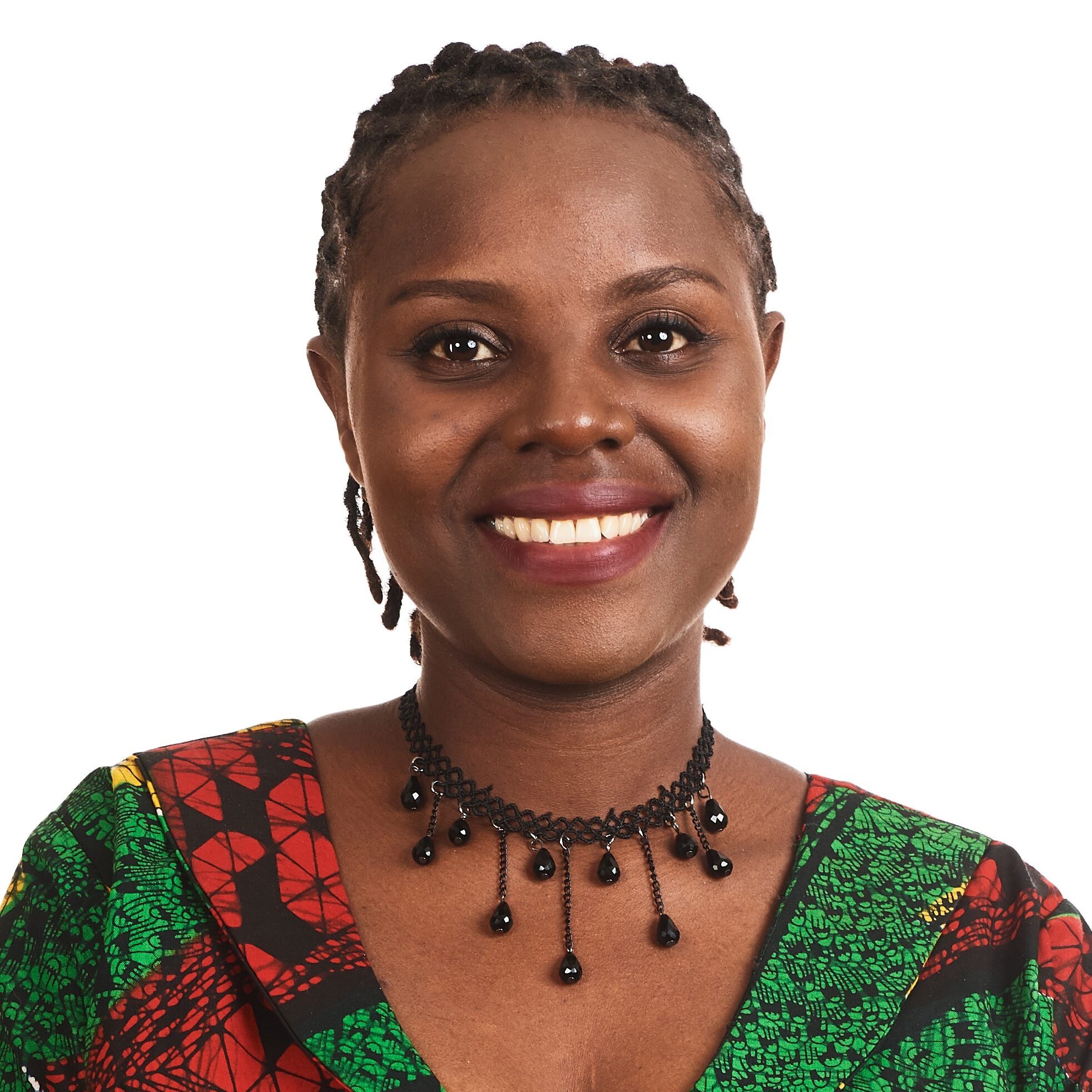 Portrait of Honest Fortunate Kansiime, founder of Mapalo Invest in Uganda, a woman-led social enterprise creating biodegradable 2-in-1 Mapalo Pants that combine sanitary pads with underwear to deliver affordable, dignified, and eco-friendly menstrual and maternity care.